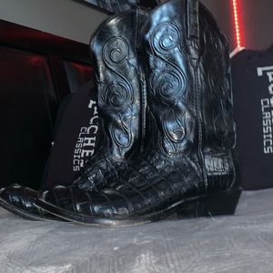 Lucchese Hand made crocodile boots